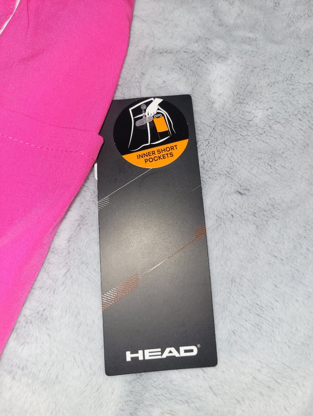 HEAD Womens Large Pink Skorts Pockets Tennis Pickleball Golf Built-in Shorts - Picture 10 of 12
